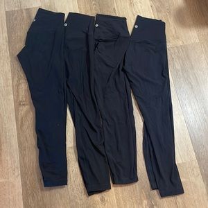 Size 4 lululemon align leggings size 4 length 25 in black